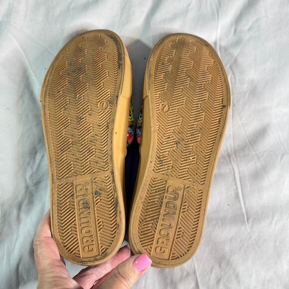 SpongeBob SquarePants Shoes Nickelodeon Ground Up Sz 7 Slip On Sneakers - Picture 8 of 11